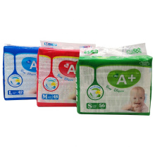 Ultra-dry Big Elastic Waistband Disposable Cloth Baby Nappies Baby Diapers